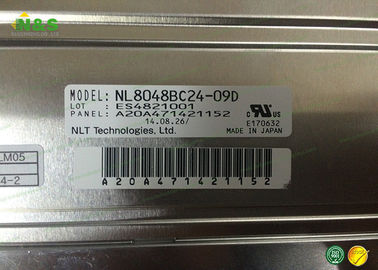 Tidak Ada Kerusakan 9,0 Inch NEC LCD Panel NL8048BC24-09D Flat Rectangle Display