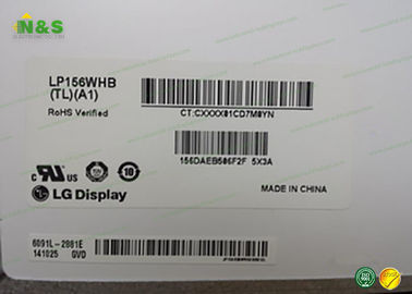 Tanpa Sentuh, kecerahan tinggi 1366 * 768 LG LCD Panel LP156WHB-TLA1 untuk 15,6 inci