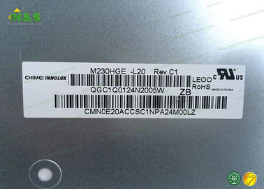 Biasanya Putih M230HGE-L20 23,0 inci Innolux LCD Panel Landscape type dengan 509,184 × 286,416 mm