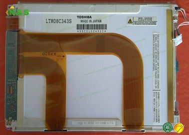 Biasanya Putih LTM08C343S TOSHIBA Industrial LCD Menampilkan 170.4 × 127.8 mm 70 262K CCFL TTL