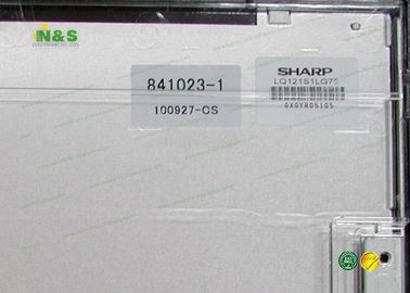 Biasanya Putih LQ121S1LG75 tajam penggantian panel lcd 12,1 inci dengan 246 × 184,5 mm