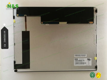 Biasanya Putih 15.0 inch Industri LCD Menampilkan IVO M150GNN2 R3 LCD TFT MODUL Bingkai Tingkat 60Hz