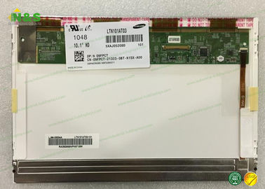 Biasanya Putih CLAA101WA01 TFT LCD Modul CPT 10.1 inci LCM 1366 × 768 230 dengan 222.72 × 125.22 mm