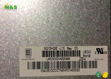 21,5 Inch M215HGE-L10 Innolux Panel LCD tipe Landscape dengan 476,64 × 268,11 mm